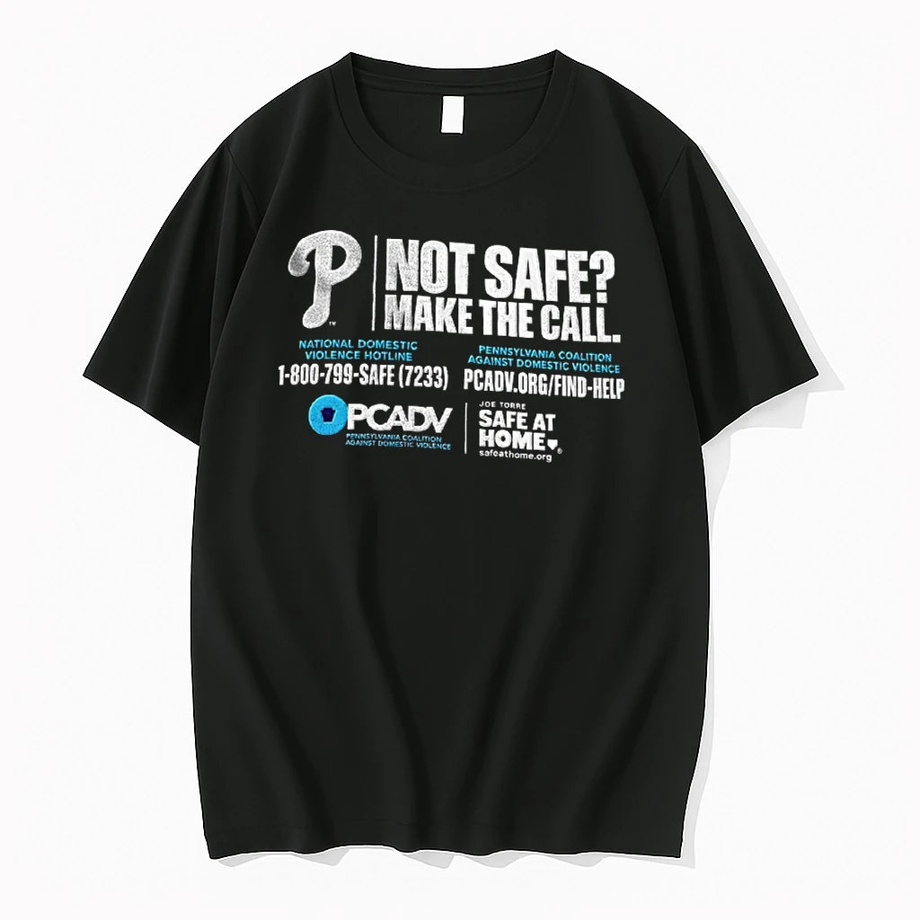 Officials Philadelphia Phillies Pcadv Not Safe Make The Call T Shirt Sweater