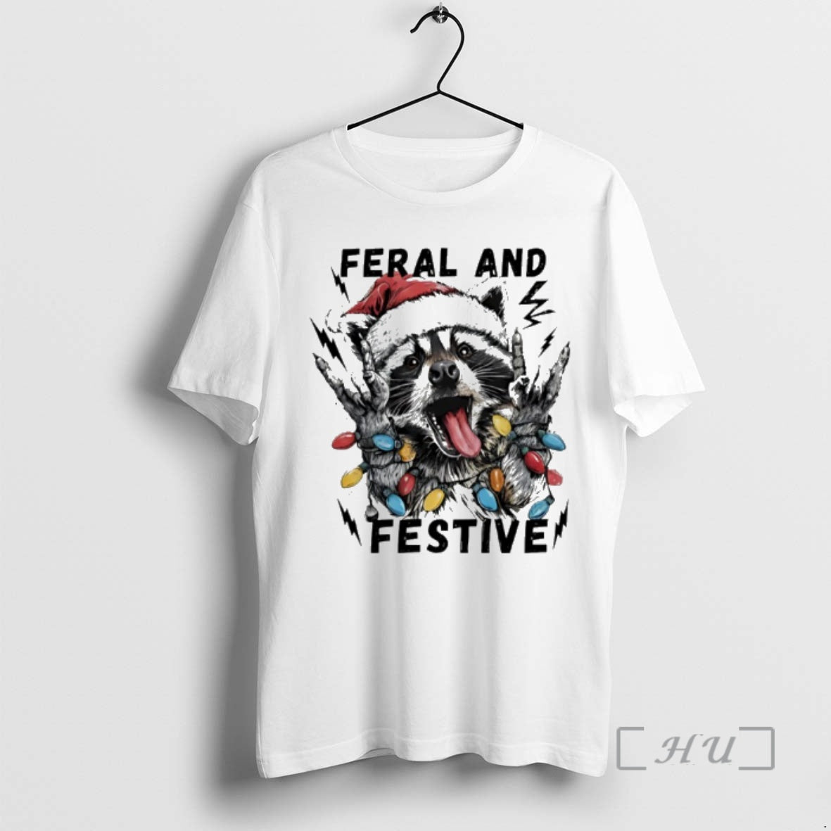 Officials Raccoon Santa Feral And Festive Christmas Light