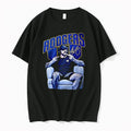 Officials Rodgers Aaron Seated Armchair Headphones Double Middle Finger Blue Shield Youth T Shirt Sweater