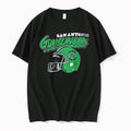 Officials San Antonio Gunslingers Distressed Retro Green Football Helmet Youth T Shirt Sweater