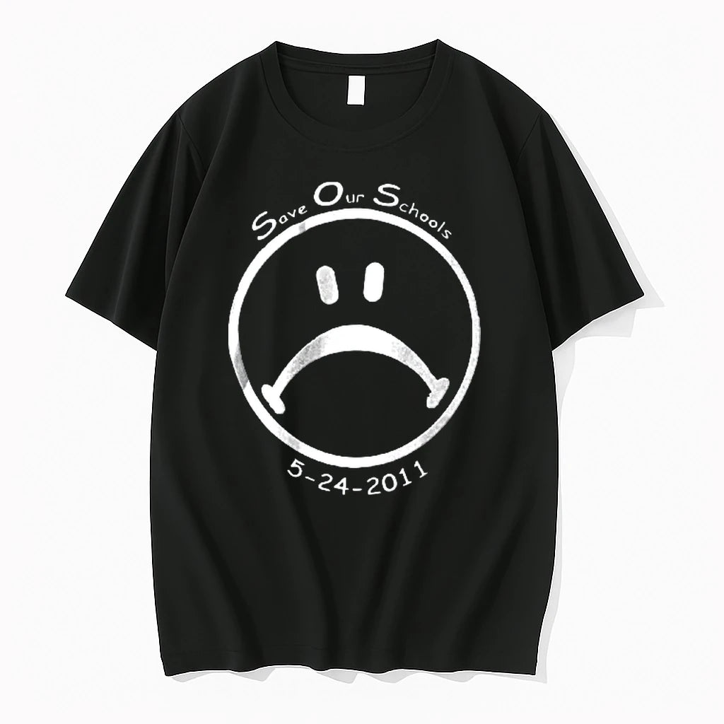 Officials Save Our Schools 5 24 2011 Sad Face Youth T Shirt Sweater