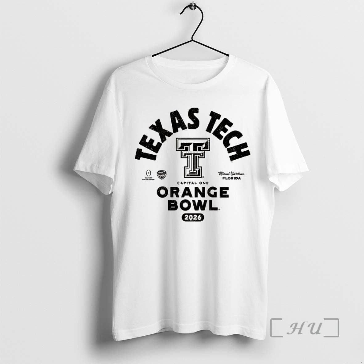 Officials Texas Tech Red Raiders College Football Playoff 2026 Capital One Orange Bowl Bound Logo