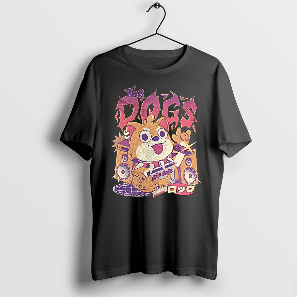 Officials The Dogs Rock Shiba Inu Puppy Punk Rock Music Band T Shirt Sweater