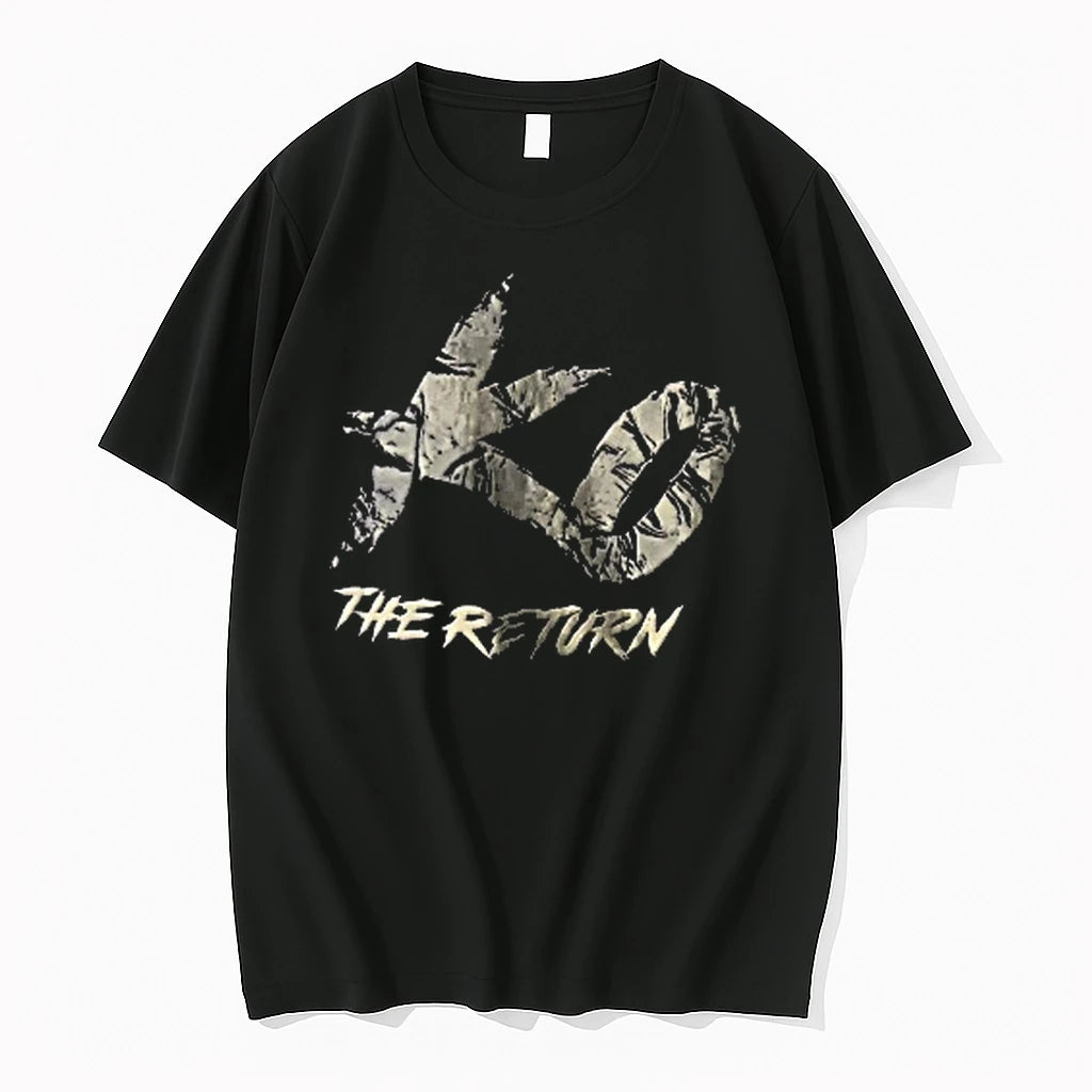 Officials The Return Ko Silver Duct Tape Logo Distressed Lettering Men T Shirt Sweater