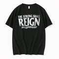 Officials The Strong Shall Reign Bold Typography Wavy Underline Bar Youth T Shirt Sweater