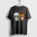 Officials Thisistheray Cartoon Human Skull And Donkey Face Emoji Heads Youth T Shirt Sweater