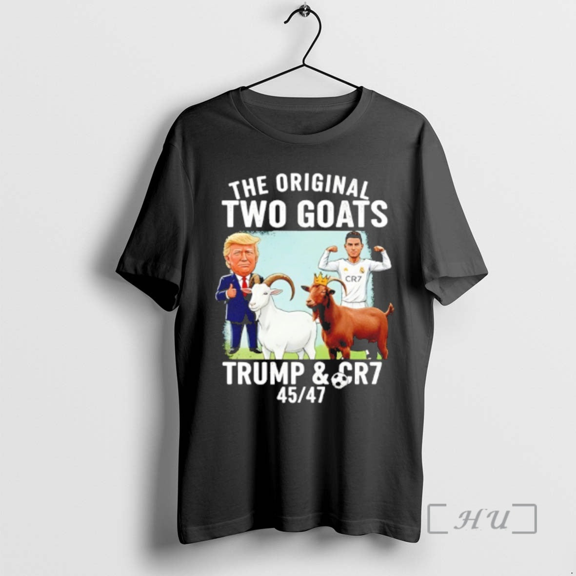 Officials Trump Ronaldo The Two Goats 45 47 Caricature