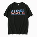 Officials Usfl United States Football League Stars Stripes American Flag Distressed Youth T Shirt Sweater