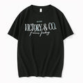 Officials Victory And Co Est 2026 Futuers Trading Script Typography Logo Youth T Shirt Sweater