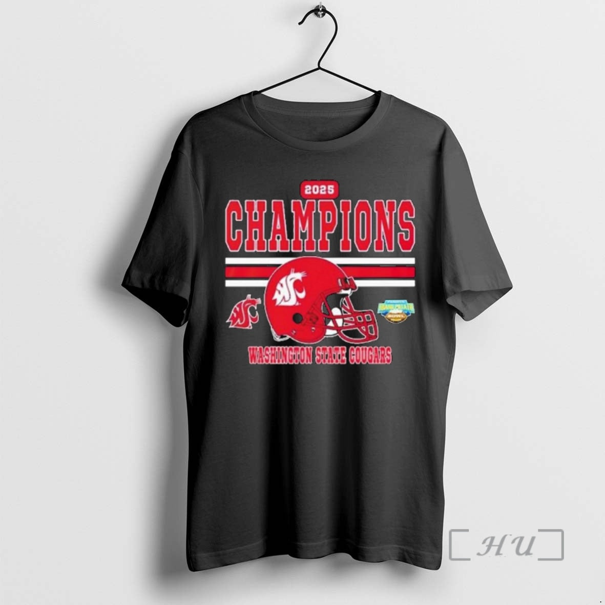 Officials Washington State Cougars Champions Famous Idaho Potato Bowl 2025 Helmet Premium T Shirts Sweater