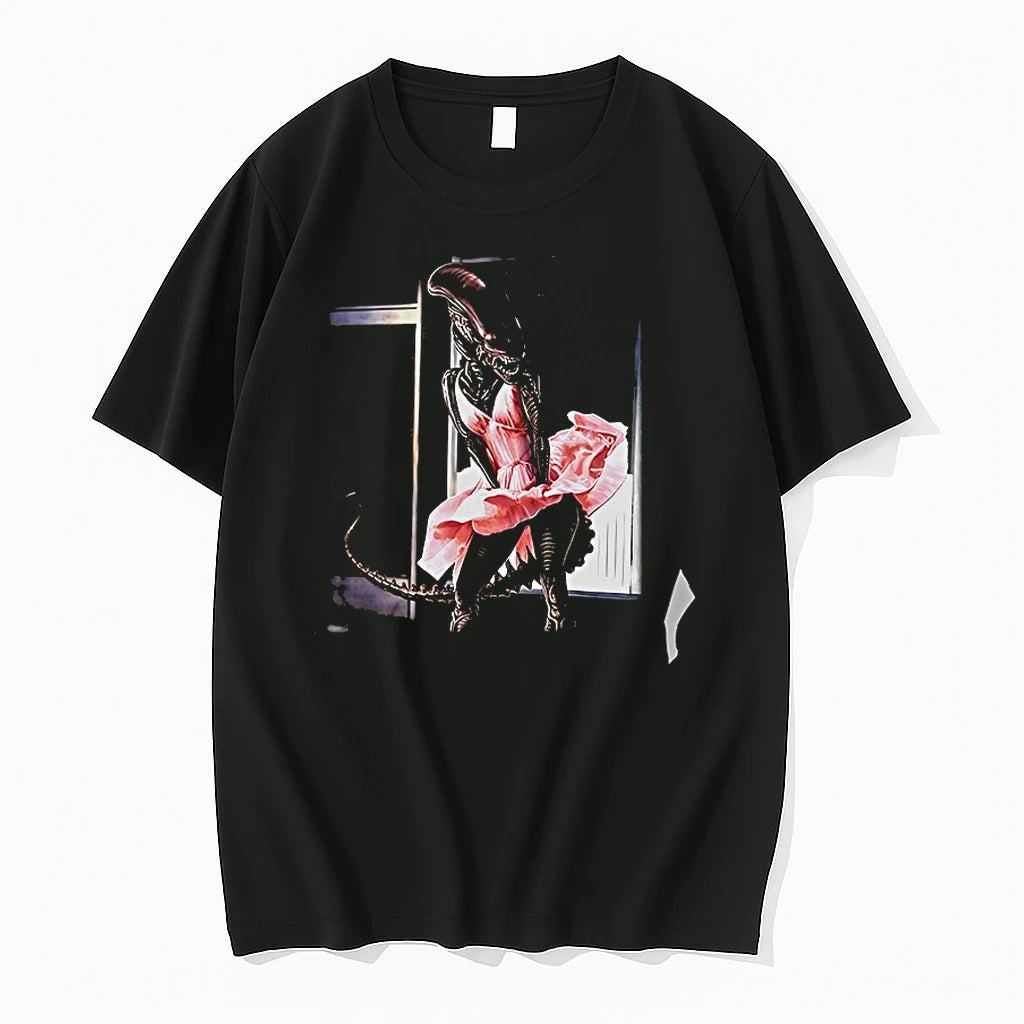 Officials Xenomorph Marilyn Monroe The Seven Year Itch Parody Crossover Parody T Shirt Sweater
