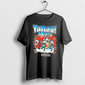 Officials Yattaa Men Jack Seika Four Characters Eating Noodles In Fire Cartoon T Shirt Sweater
