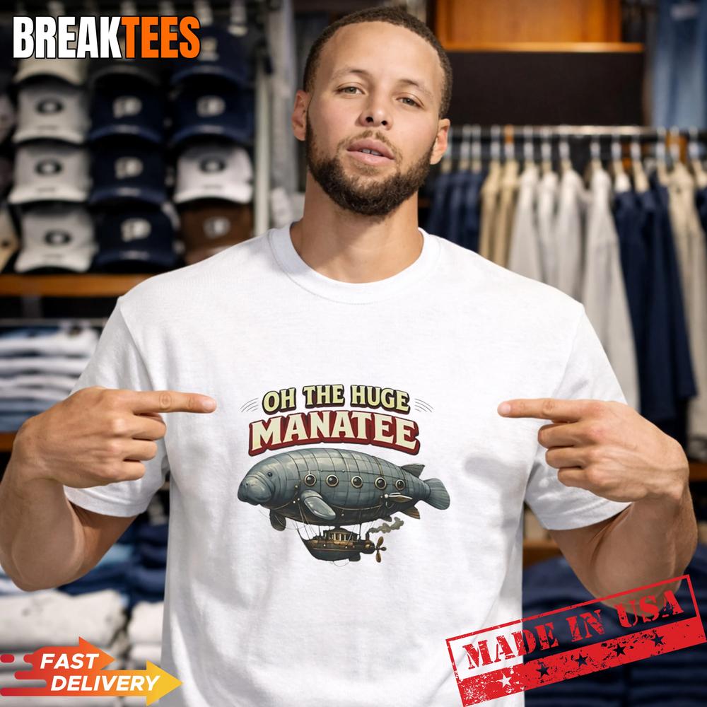 Oh The Huge Airship Manatee Shirt