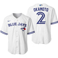 Okamoto 2 Blue Jays Baseball Jersey
