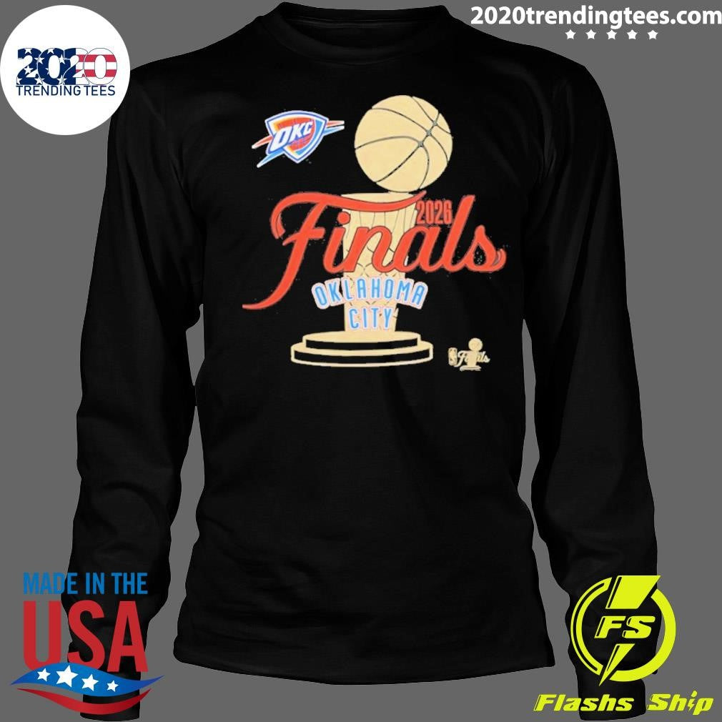 Okc Thunder 2026 Nba Finals Trophy Shirt