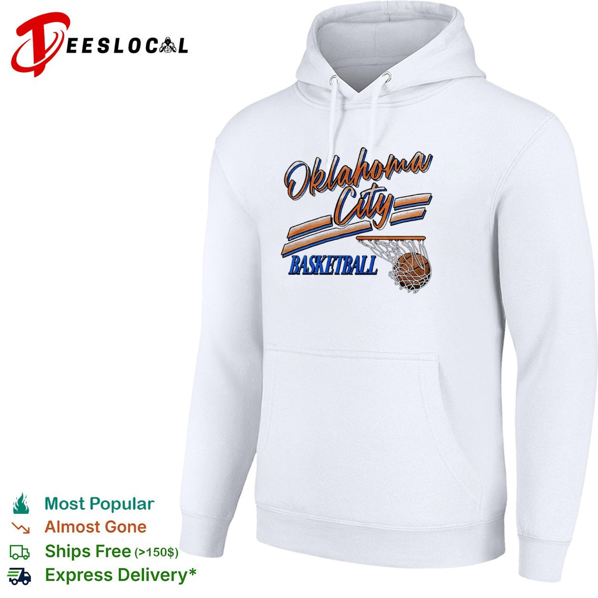 Oklahoma City Basketball featuring Oklahoma City and Basketball shirt