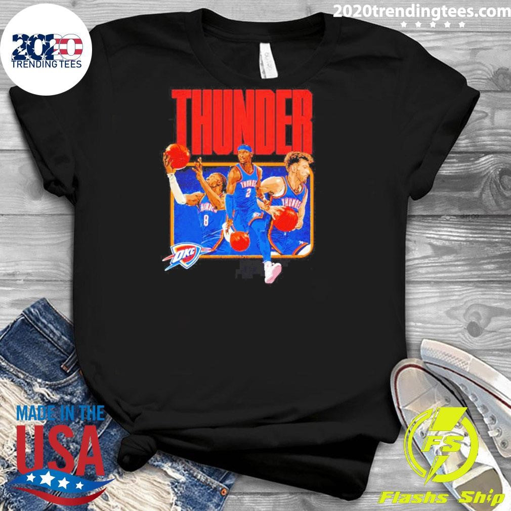 Oklahoma City Thunder 2026 Playoffs Trio Graphic Shirt