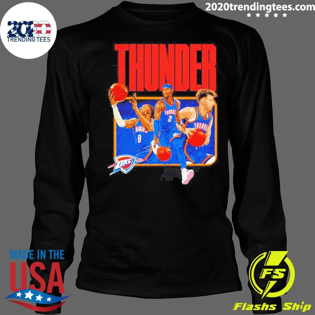 Oklahoma City Thunder 2026 Playoffs Trio Graphic Shirt