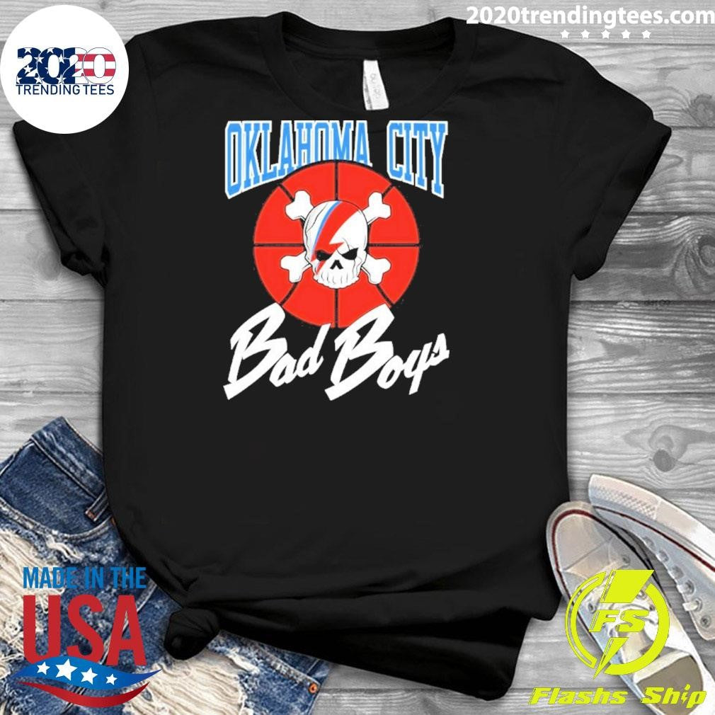 Oklahoma City Thunder Bad Boys Skull Shirt