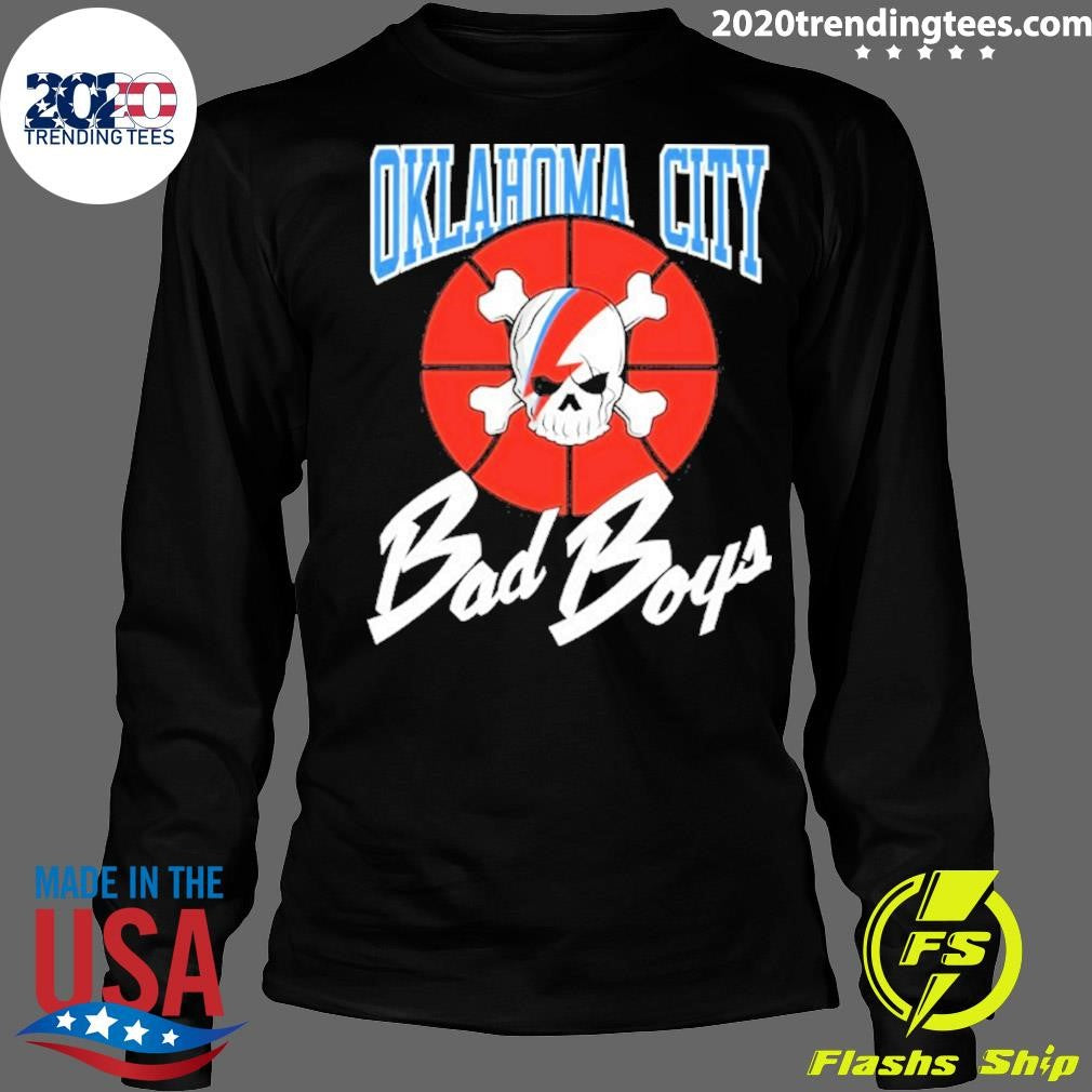 Oklahoma City Thunder Bad Boys Skull Shirt