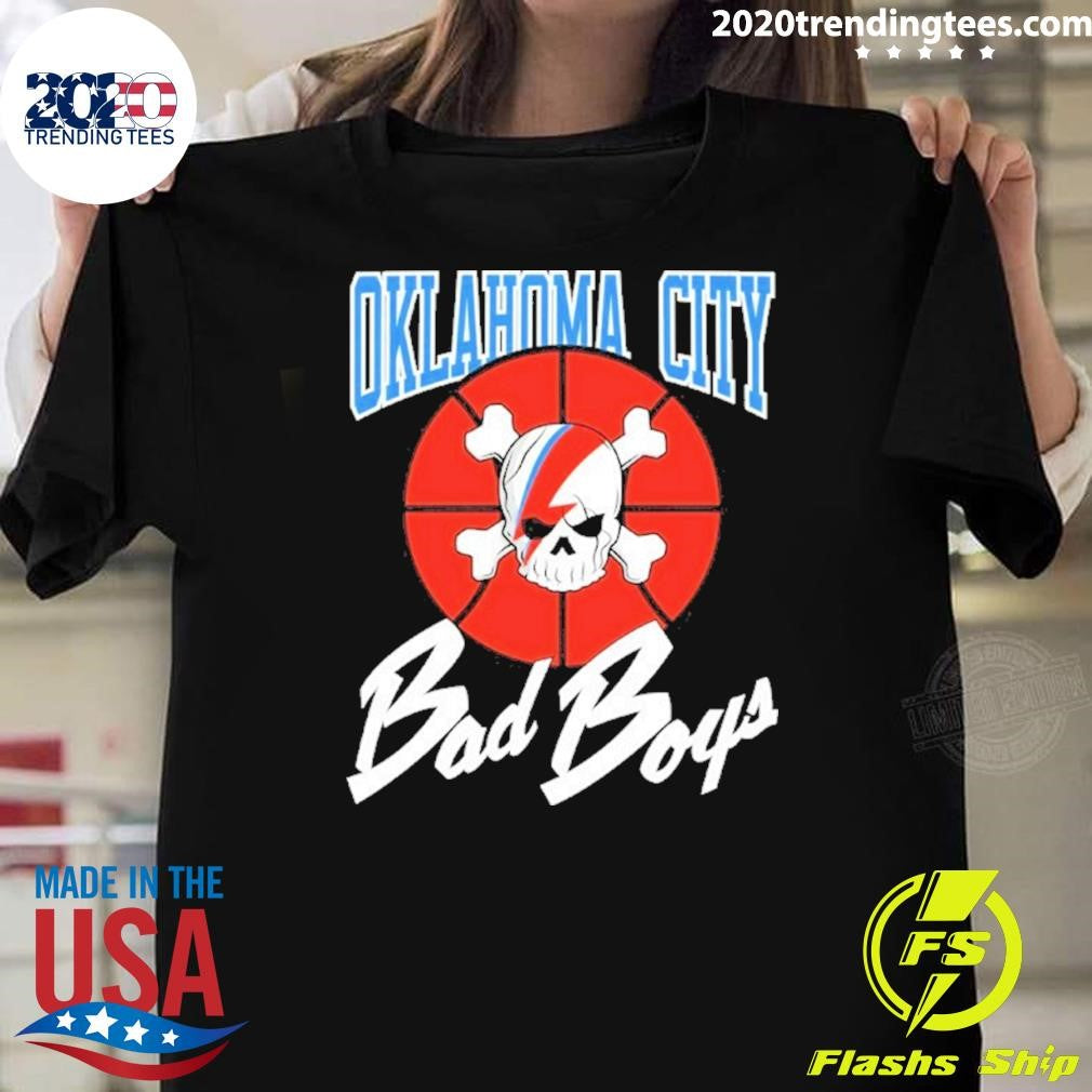 Oklahoma City Thunder Bad Boys Skull Shirt