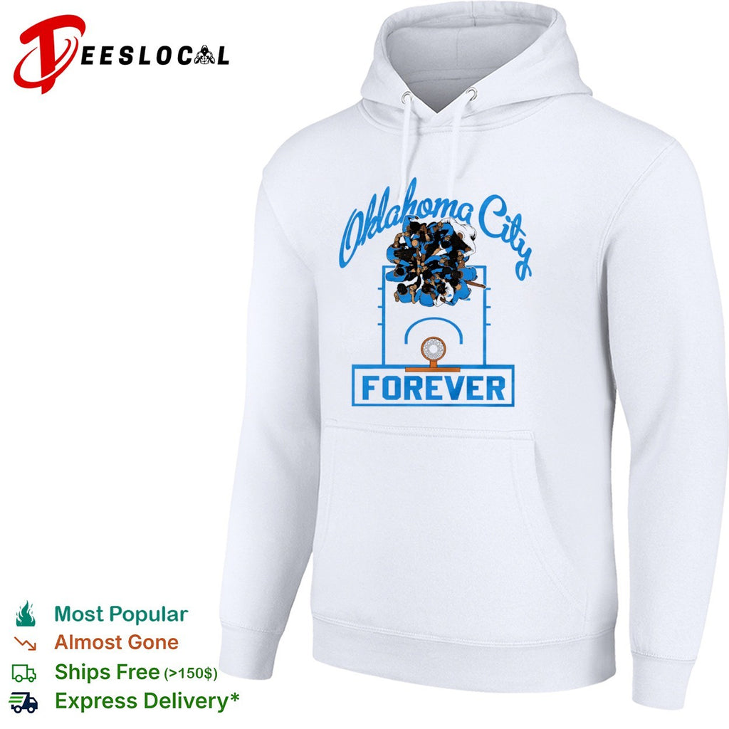 Oklahoma City Thunder Basketball Team Oklahoma City Forever Player Huddle shirt