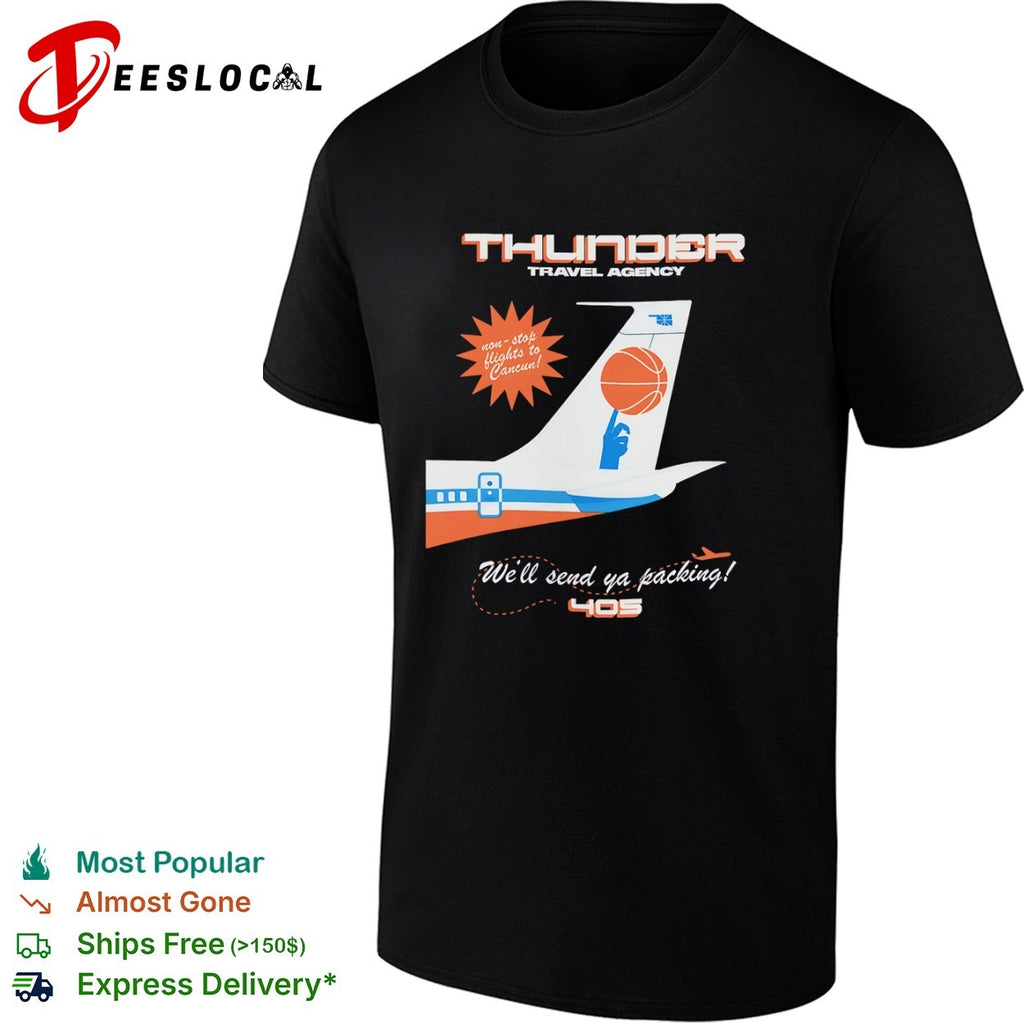 Oklahoma City Thunder Travel Agency non-stop flights to Cancun We will send ya shirt