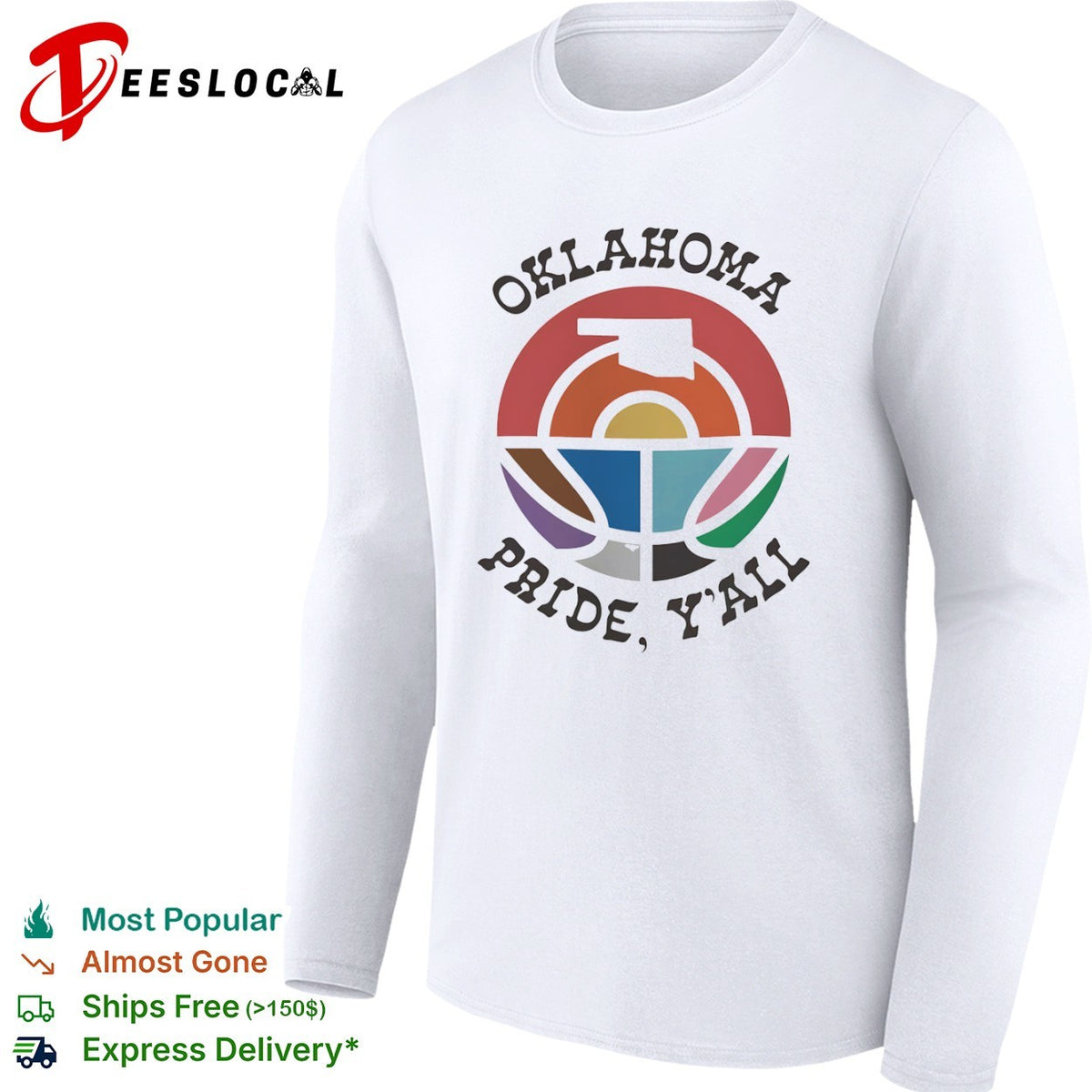 Oklahoma Pride Yall Rainbow State Map Logo Pride Month Retro Basketball shirt