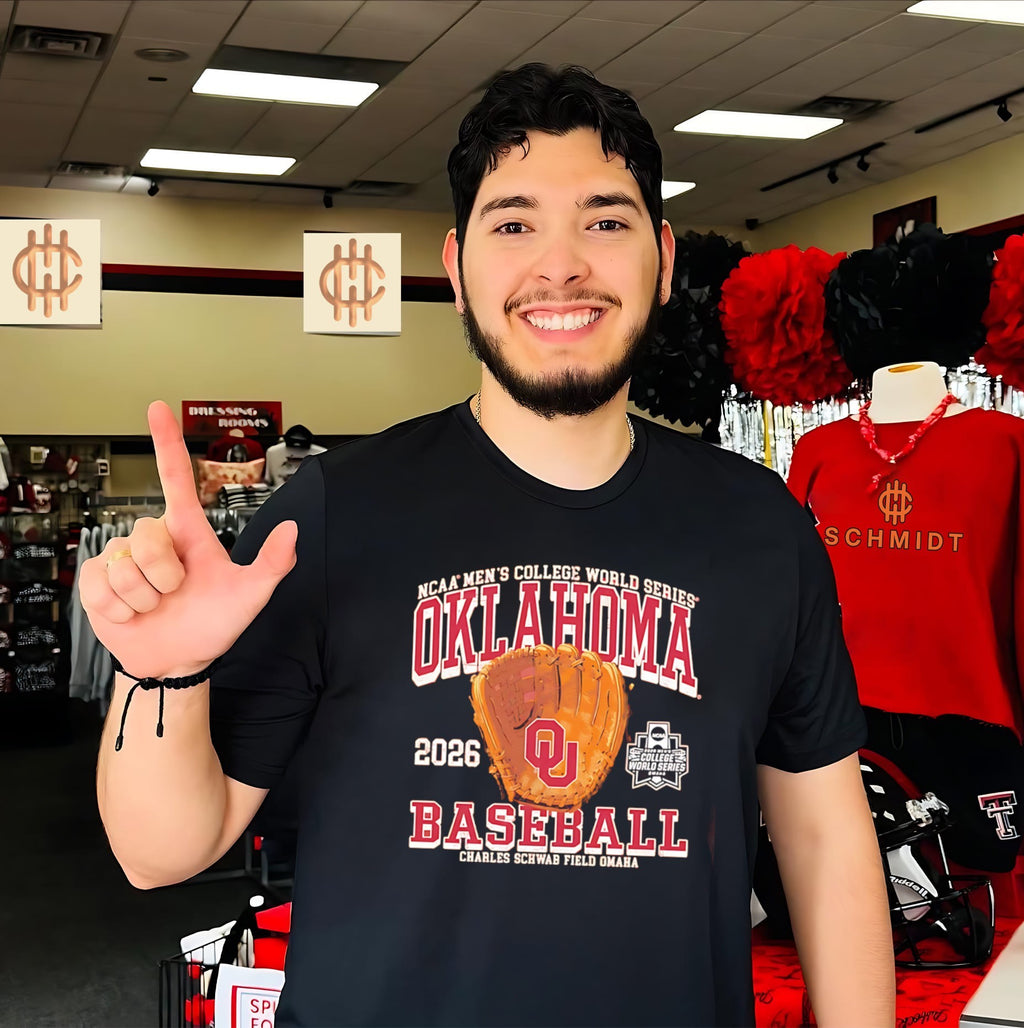 Oklahoma Sooners 2026 College World Series Bound Charles Schwab Field Omaha shirt