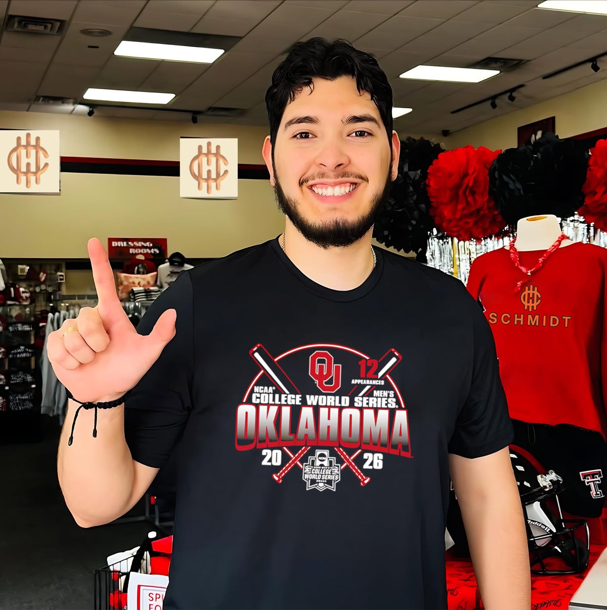Oklahoma Sooners 2026 College World Series Bound shirt