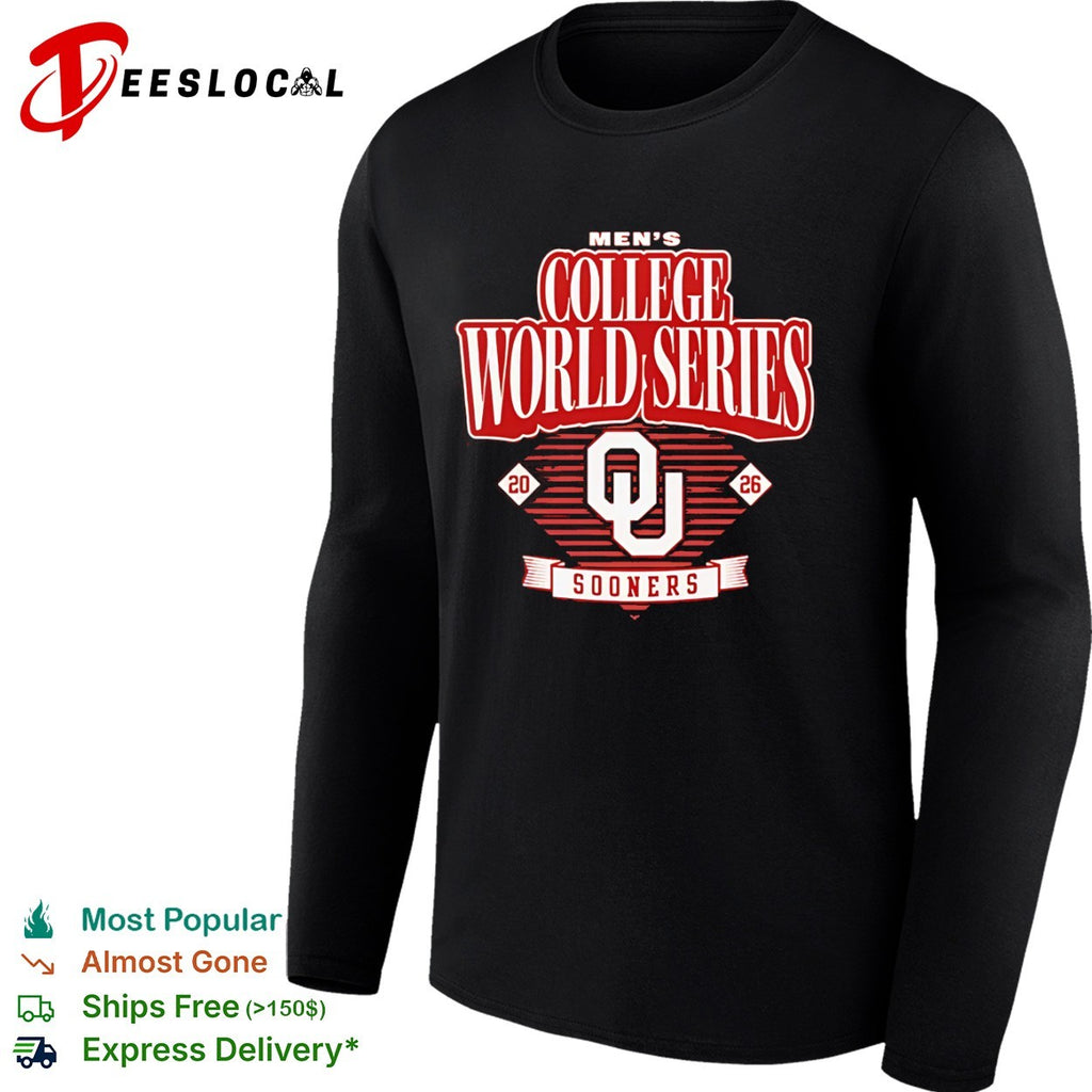 Oklahoma Sooners College World Series 2026 shirt