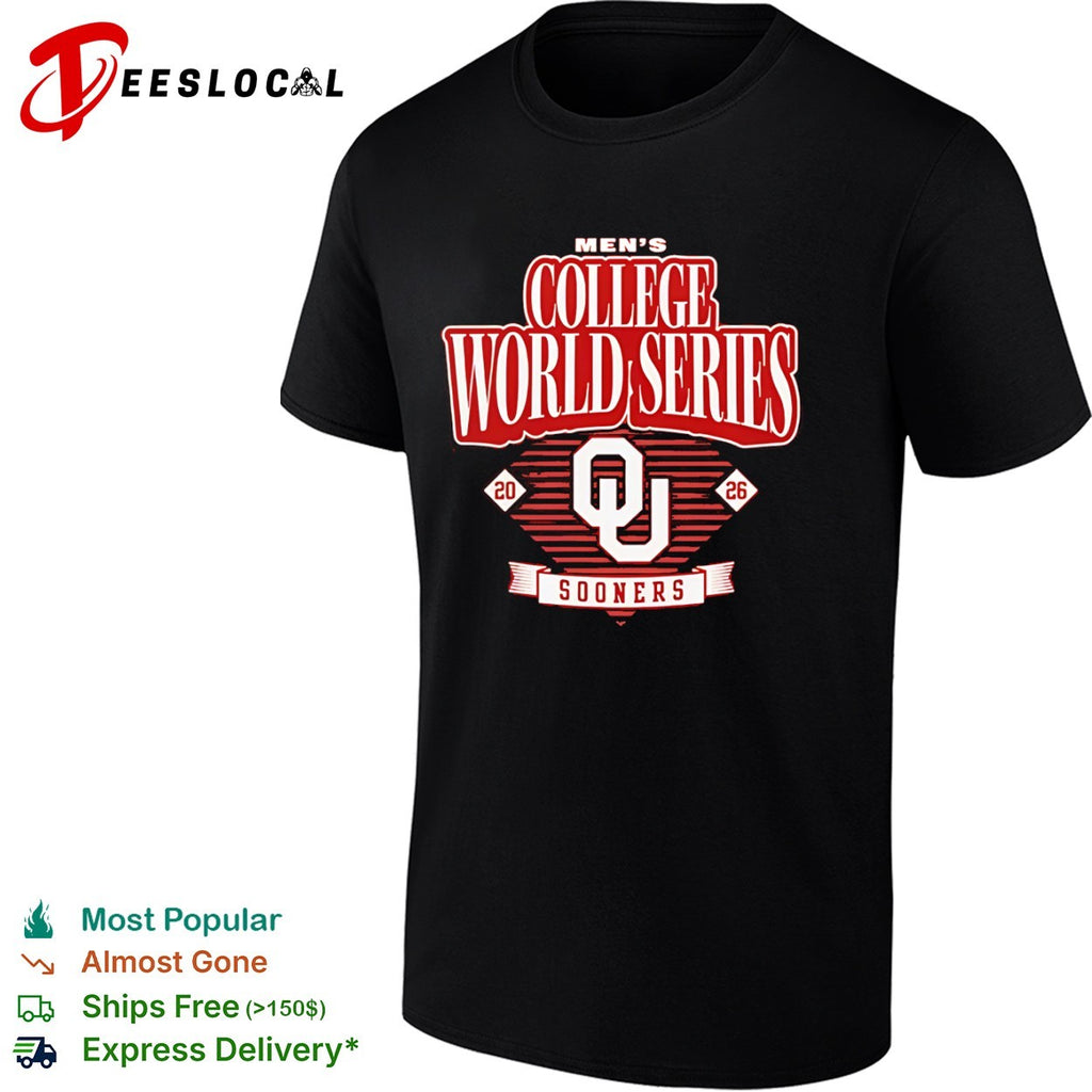 Oklahoma Sooners College World Series 2026 shirt