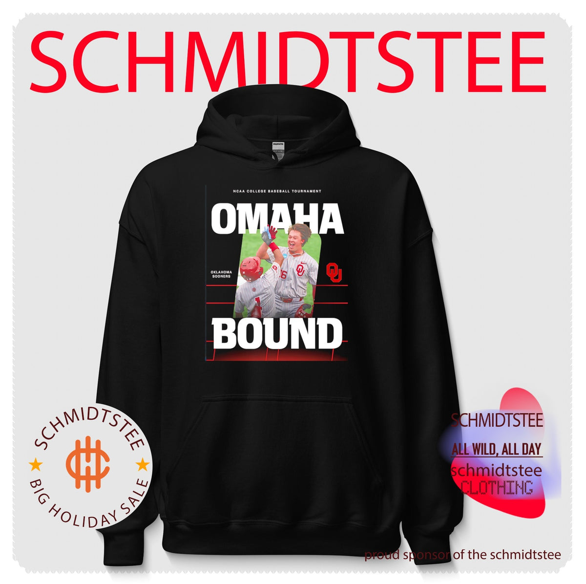 Oklahoma Sooners NCAA College Baseball Tournament Omaha Bound shirt