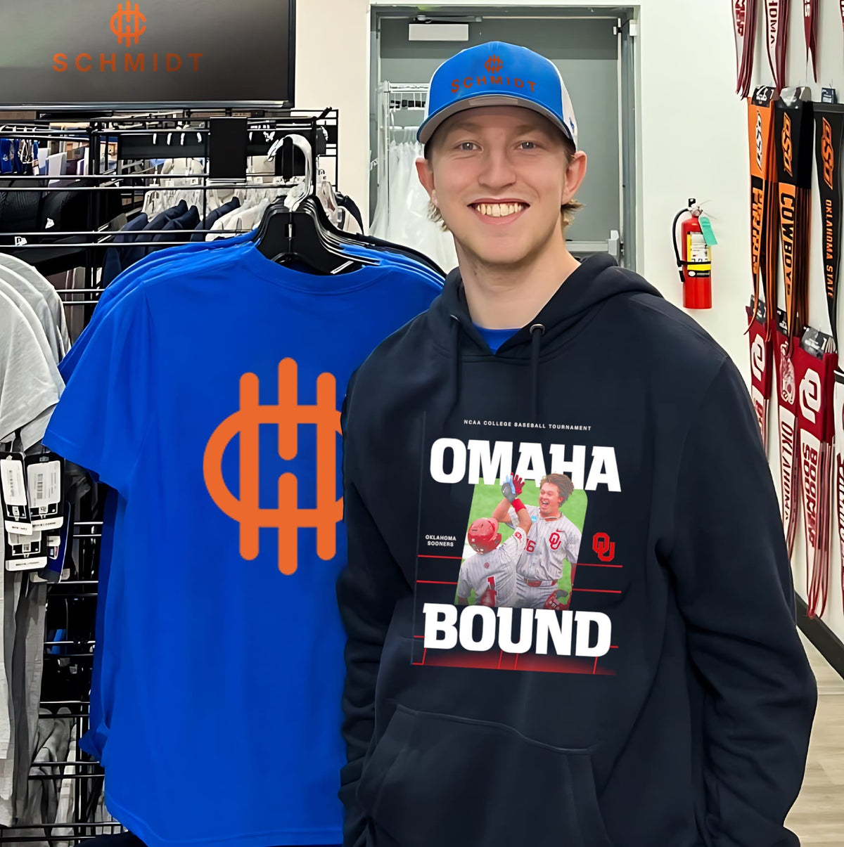 Oklahoma Sooners NCAA College Baseball Tournament Omaha Bound shirt