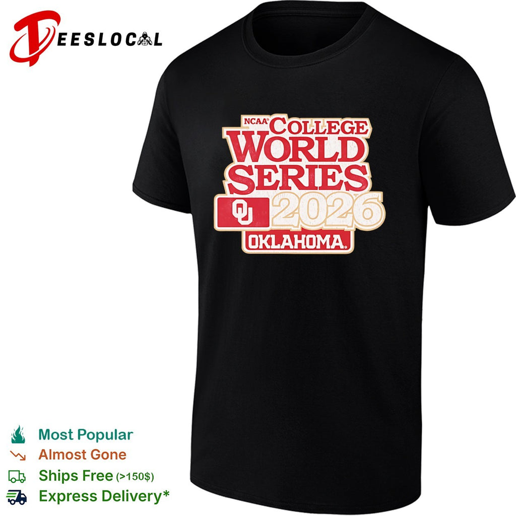 Oklahoma Sooners NCAA College World Series 2026 shirt