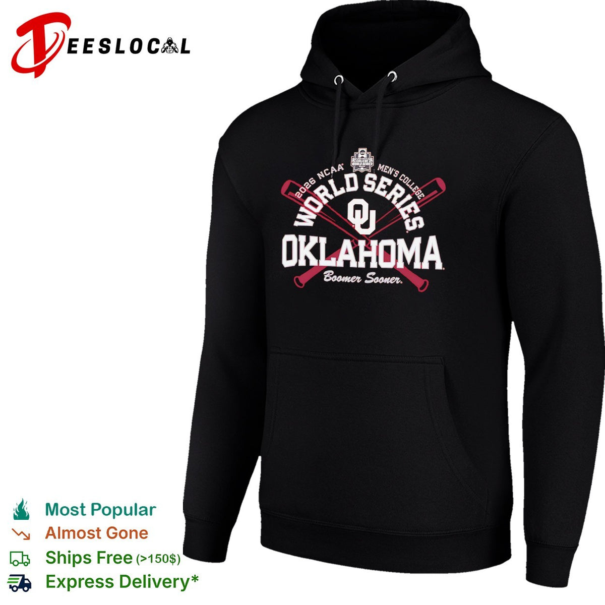 Oklahoma Sooners NCAA Men’s College World Series 2026 shirt