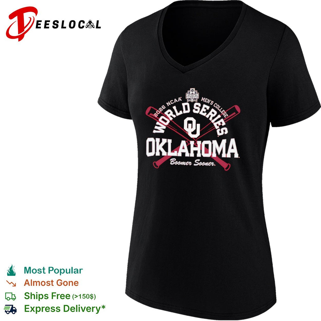 Oklahoma Sooners NCAA Men’s College World Series 2026 shirt