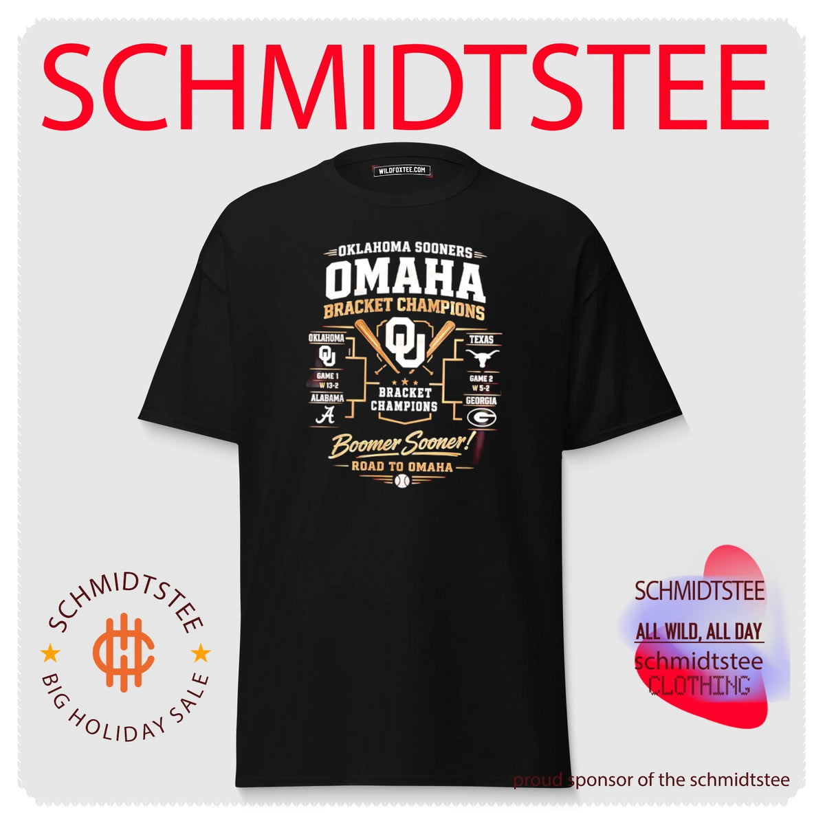Oklahoma Sooners Omaha Bracket Champions Road to Omaha shirt
