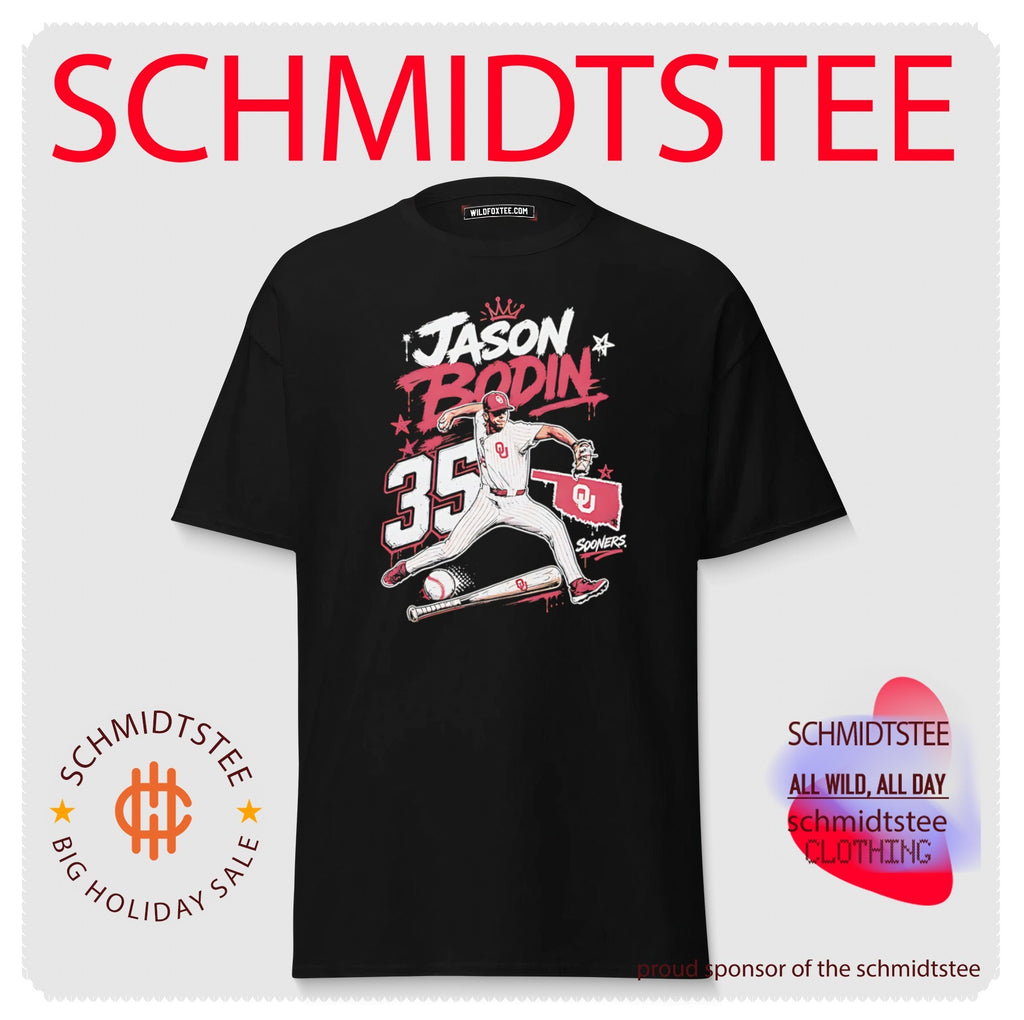 Oklahoma Sooners baseball Jason Bosin posing vintage shirt