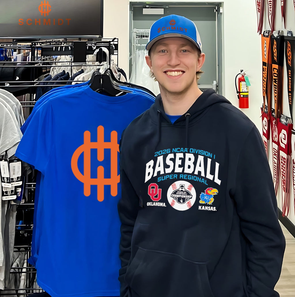 Oklahoma Sooners vs. Kansas Jayhawks 2026 NCAA Baseball Super Regional Matchup shirt