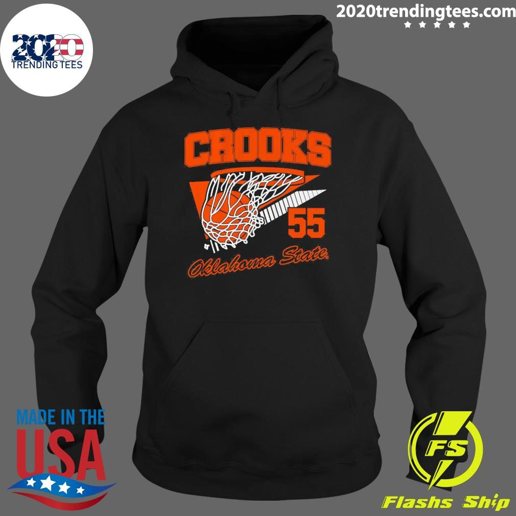Oklahoma State Basketball Audi Crooks Retro Swish Shirt
