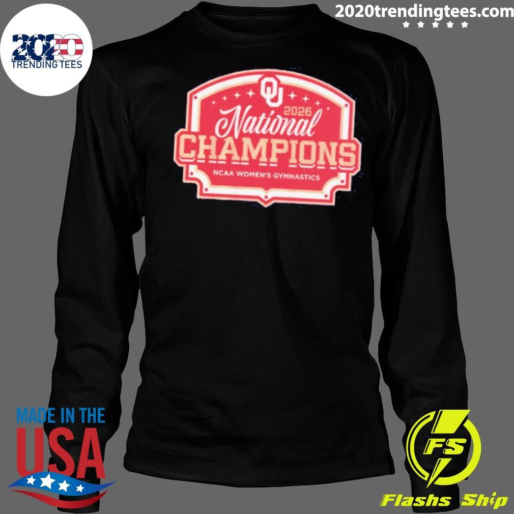 Oklahoma Women’s Gymnastics 2026 National Champions Shirt