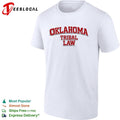 Oklahoma tribal law bold text shirt