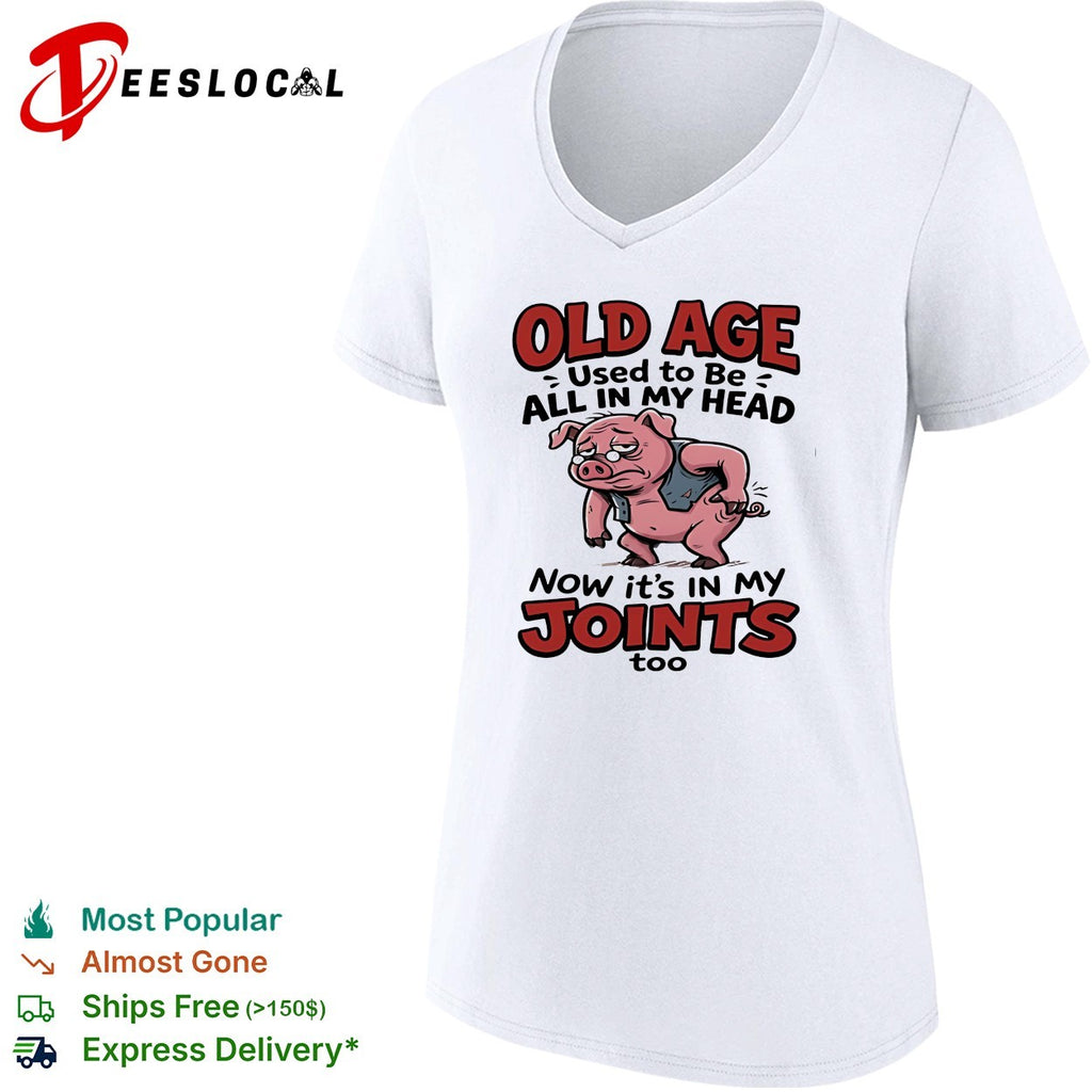 Old pig old age used to be all in my head now it’s in my joints shirt