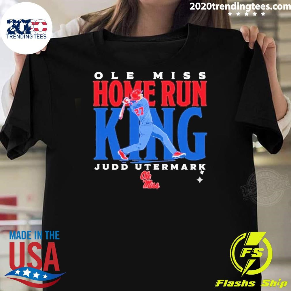 Ole Miss Baseball Judd Utermark Home Run King Shirt