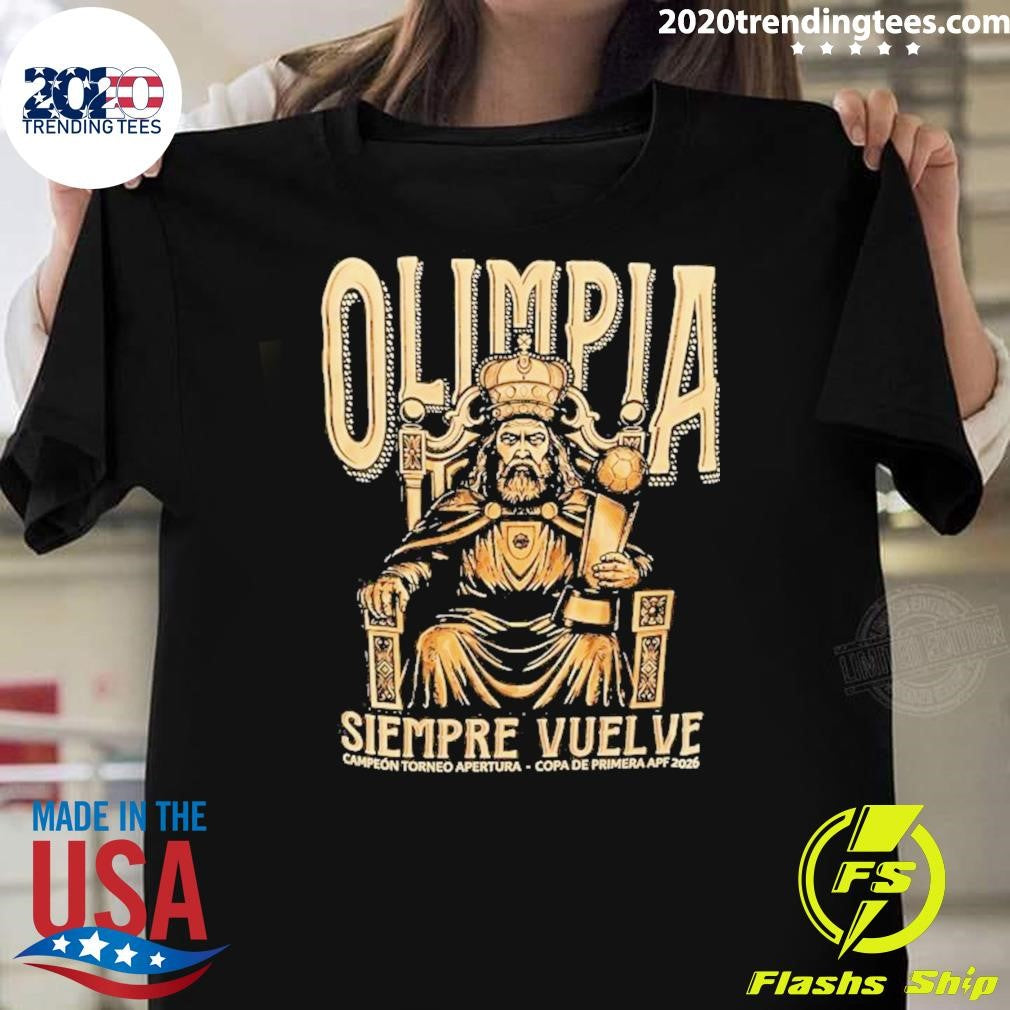 Olimpia Siempre Vuelve 48 Veces Campeón 2026 Shirt