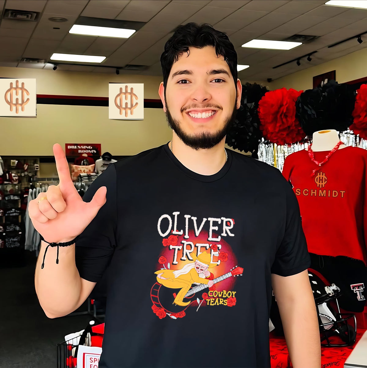 Oliver Tree Cowboy Tears graphic shirt