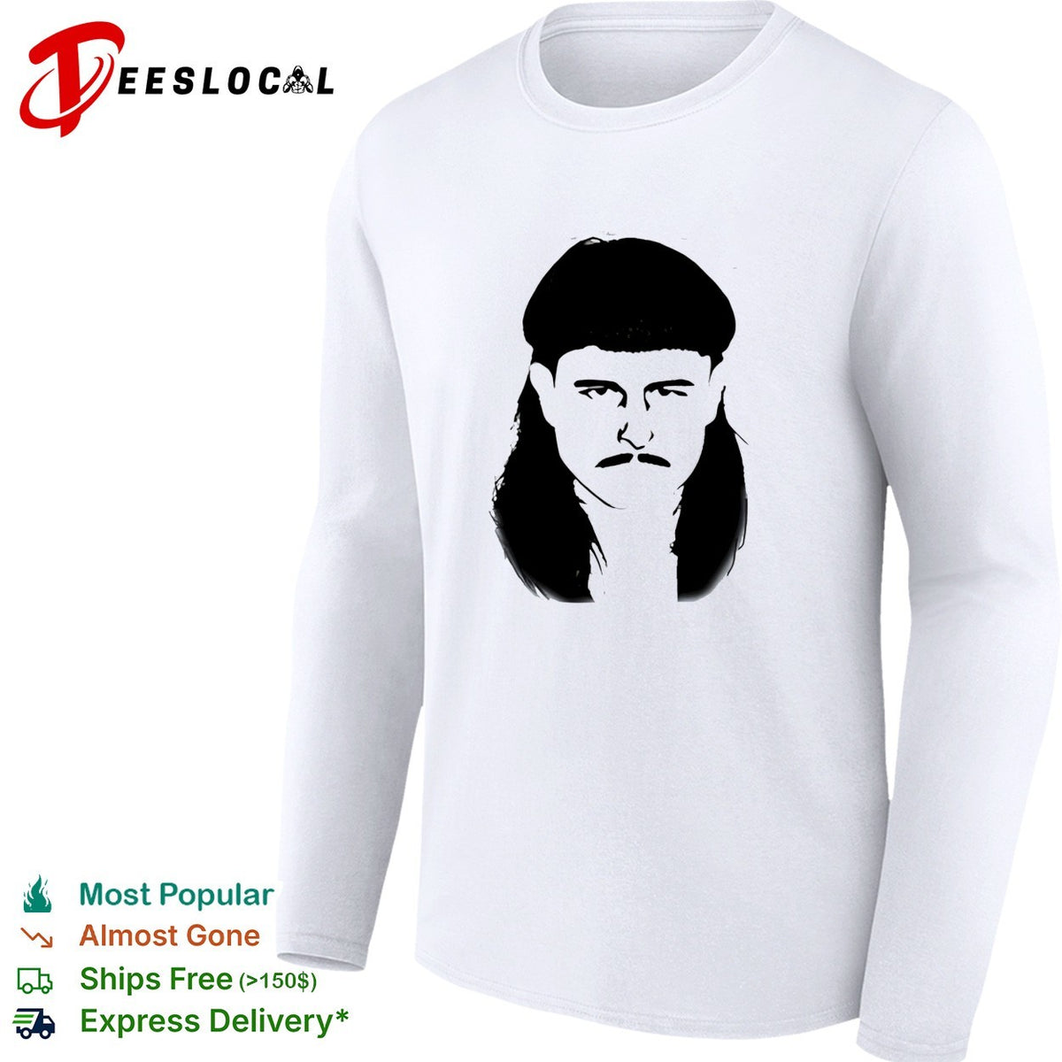 Oliver Tree Silhouette face portrait shirt
