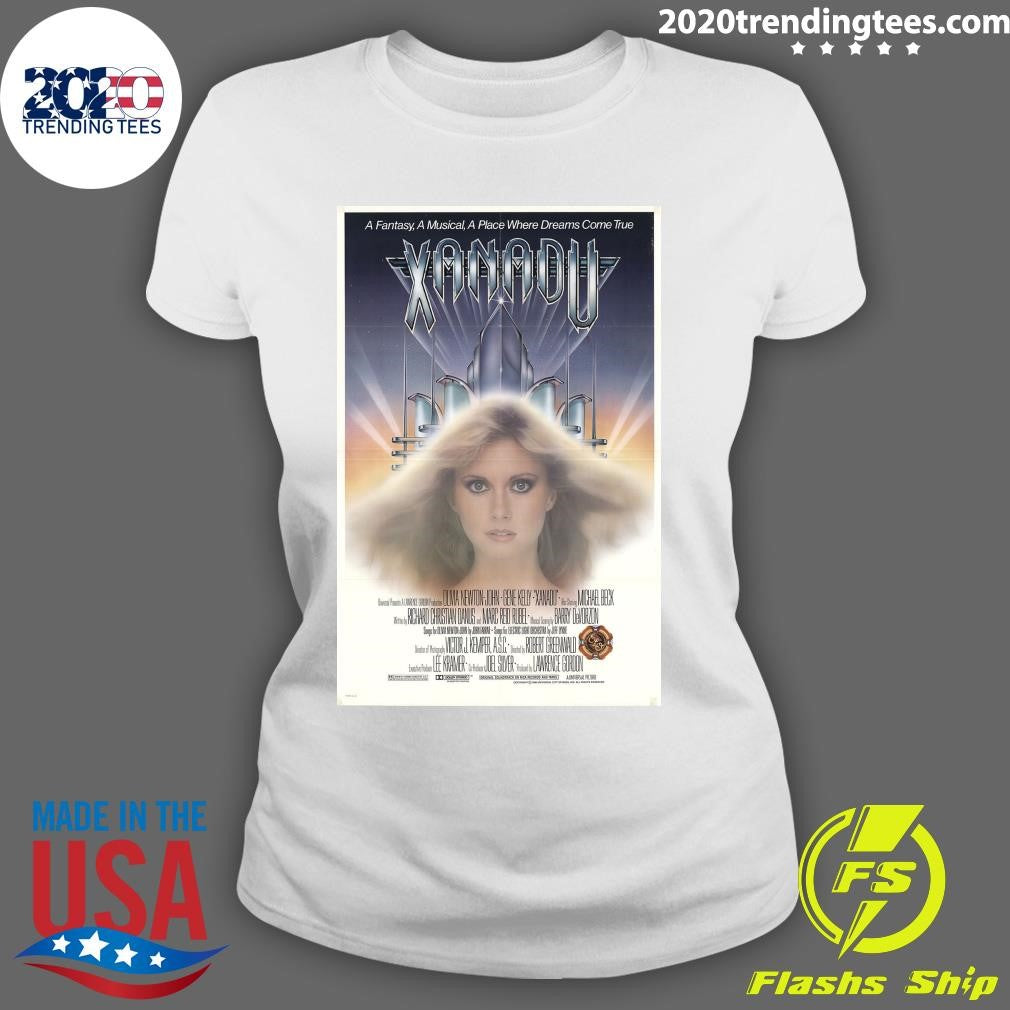 Olivia Newton-John A Fantasy, A Musical, A Place Where Dreams Come True Xanadu Shirt