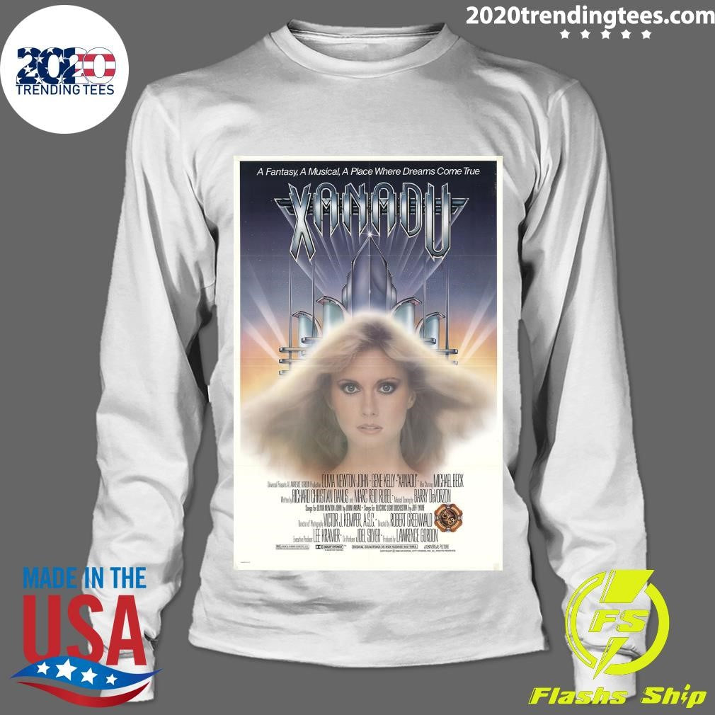 Olivia Newton-John A Fantasy, A Musical, A Place Where Dreams Come True Xanadu Shirt